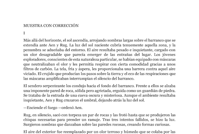 proofread and edit spanish texts for you